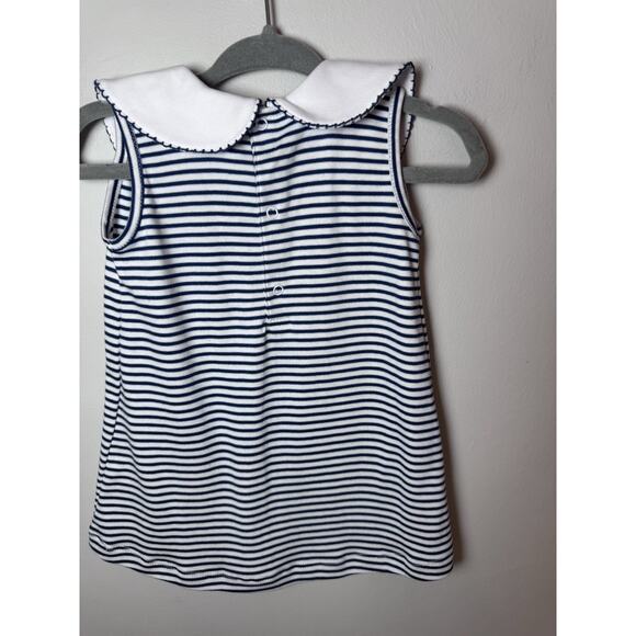 KISSY KISSY REGATTA DRESS Stripe Pima Cotton Sz 3-6 Months NEW - Picture 4 of 8